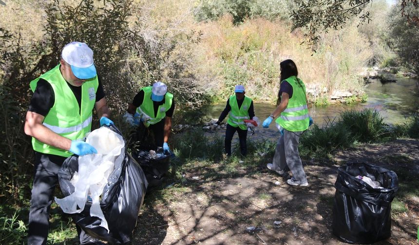 Dönemeç Şelalesi’nde temizlik yapıldı