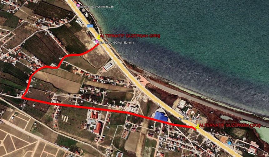 Van-Edremit Karayolu 4 gün trafiğe kapatılacak
