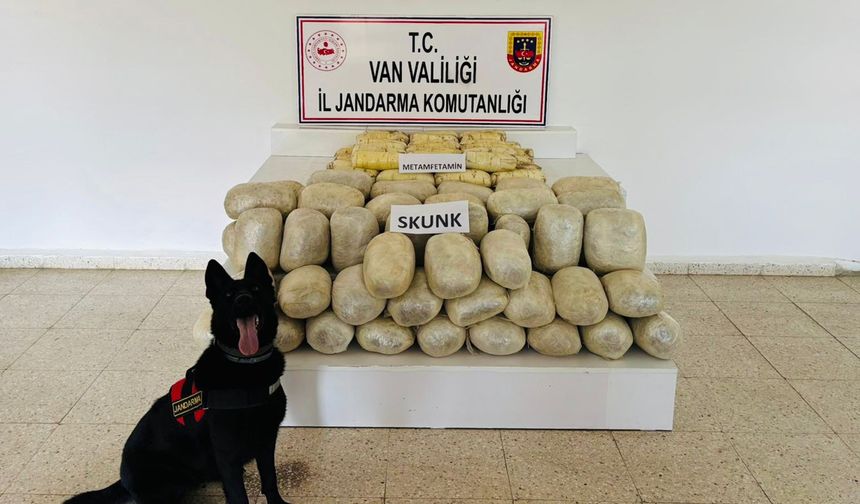 Başkale’de skunk ve metamfetamin ele geçirildi