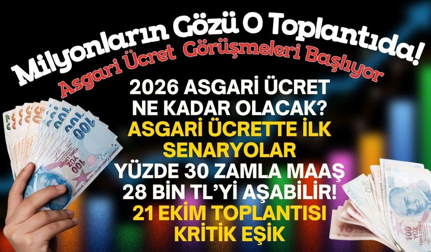 2026 Asgari Ücrette İlk Sinyal! Komisyon Ne Zaman Toplanacak, Zam Ne Kadar Olacak?