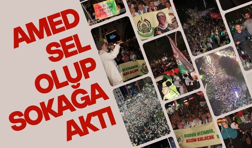 Aksa Tufanı'nın Yıldönümünde Diyarbakır Gazze İçin Ayakta
