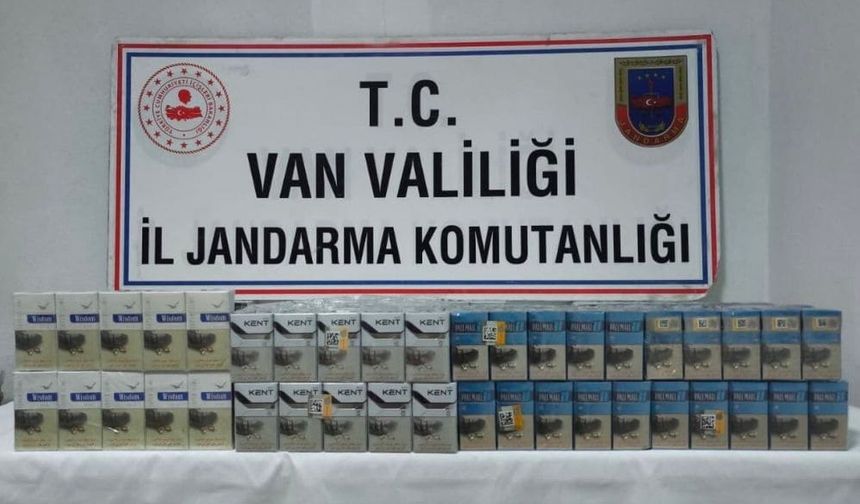 Başkale ve Saray’da kaçak sigara operasyonu!