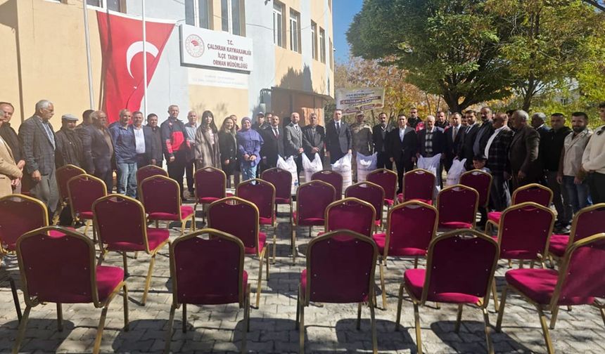 Çaldıran’da üreticiye dev destek