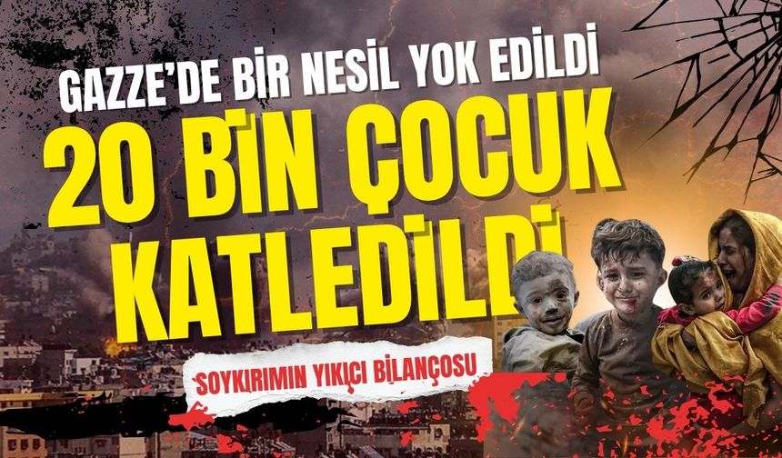 İki Yılda Bir Nesil Yok Edildi: Gazze'deki Soykırımın Yıkıcı bilançosu