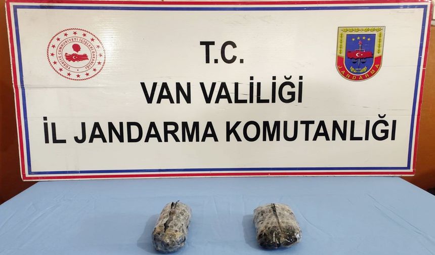 Van Muradiye’de 502 gram skunk ele geçirildi