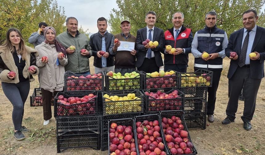 Van’da üreticiye EKÜY sertifikası verildi
