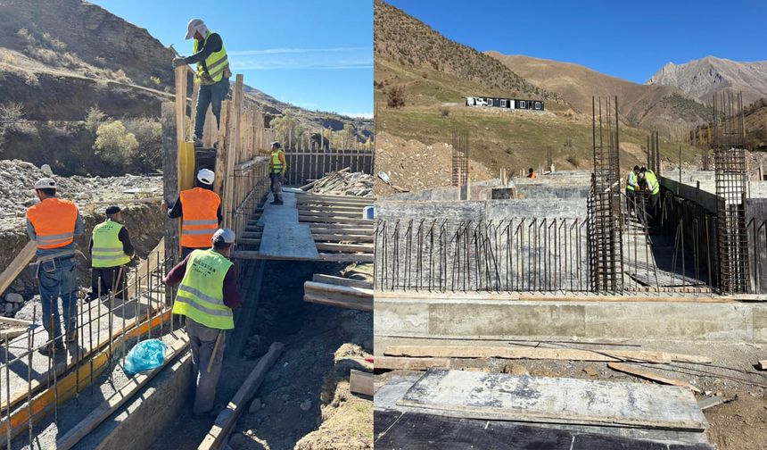 Bahçesaray’da Atıksu Arıtma Tesisi çalışmaları sürüyor