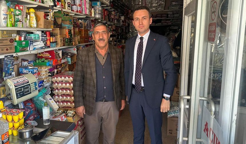 Çaldıran Kaymakamı Bakan’dan esnaf ziyaretleri