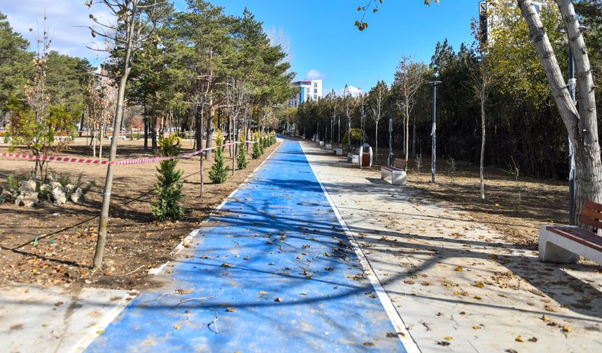 DSİ yerleşkesindeki millet bahçesinde çalışmalar sürüyor