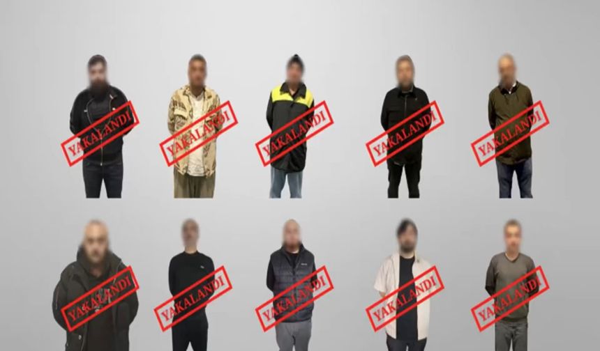 Kırmızı bültenle ve ulusal düzeyde aranan 10 şahıs Türkiye’ye getirildi