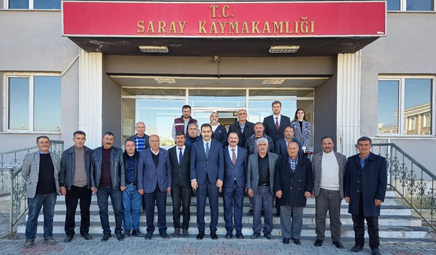 Saray’da tarım istişare toplantısı gerçekleştirildi