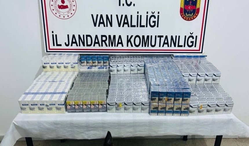 Tuşba ve Başkale’de kaçak sigara operasyonu!