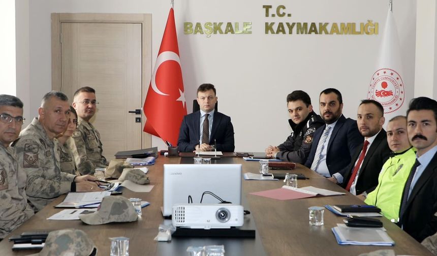 Başkale’de 2025 yılı değerlendirme toplantısı yapıldı