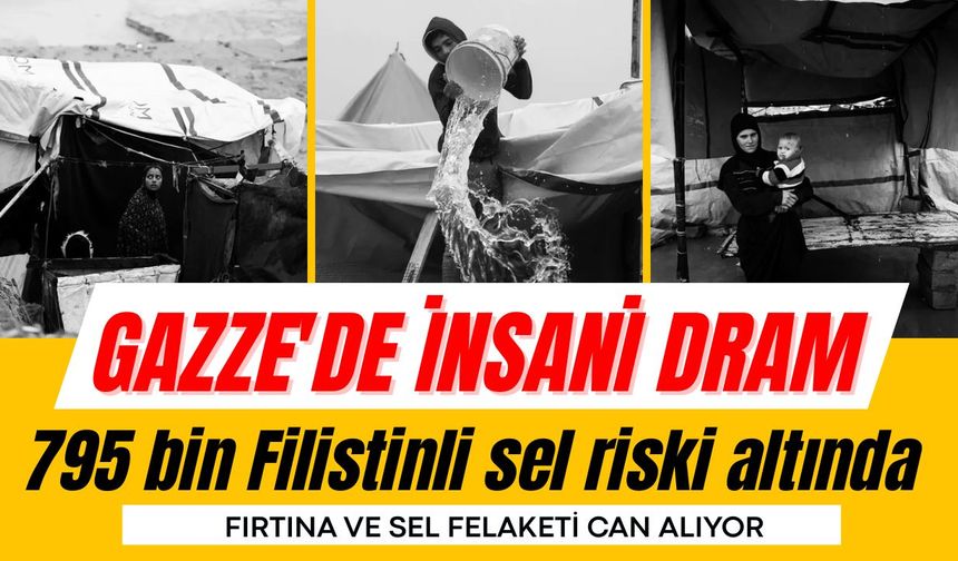 Byron fırtınası Gazze'yi vurdu: 3'ü çocuk 14 kişi öldü