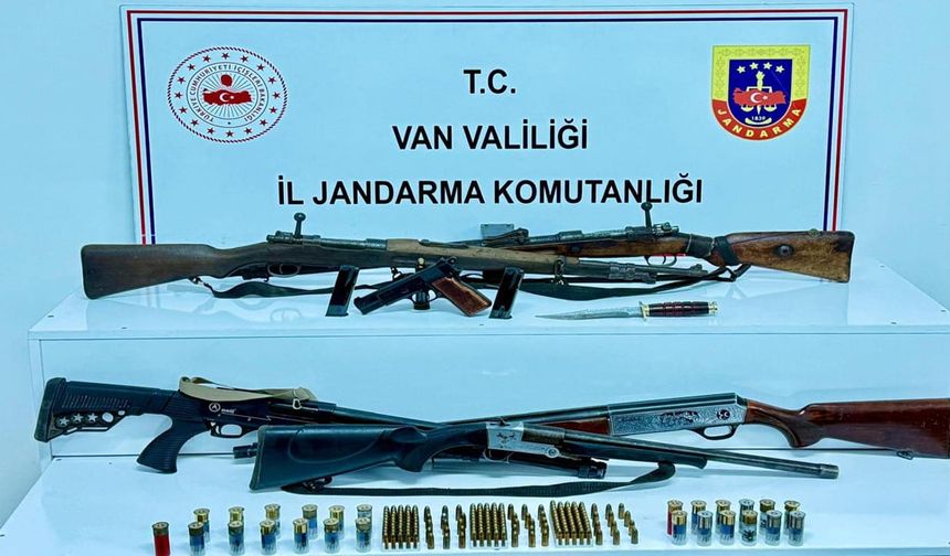 Erciş’te Jandarmadan silah operasyonu