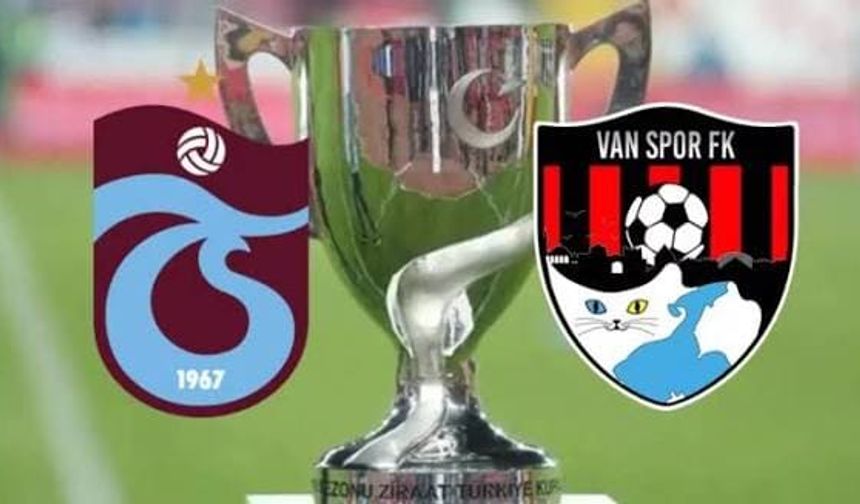 Trabzonspor-Vanspor maçında onbirler belli oldu