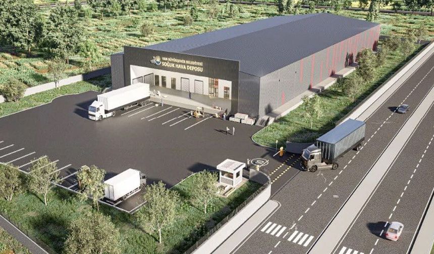 Van’a modern soğuk hava deposu! Yapım çalışmaları hızla sürüyor