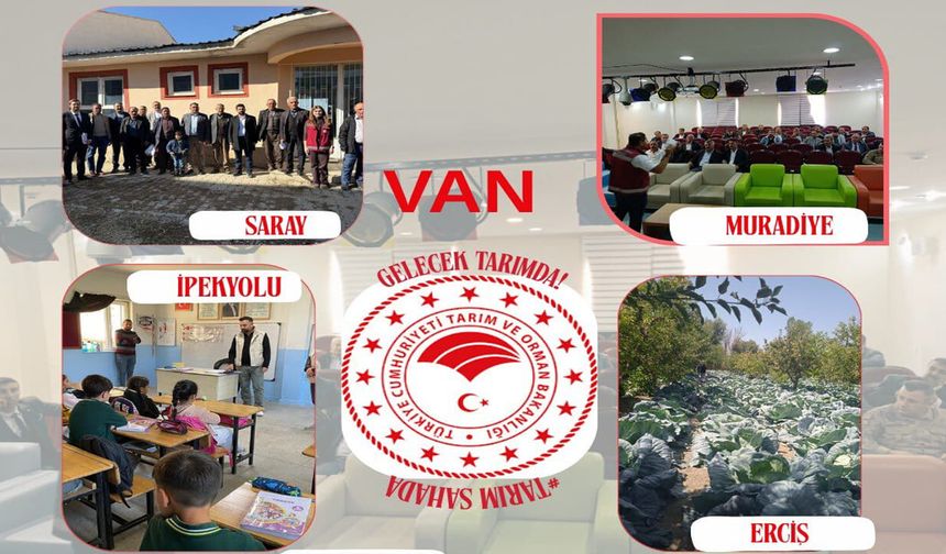 Van’da 414 çiftçiye eğitim verildi