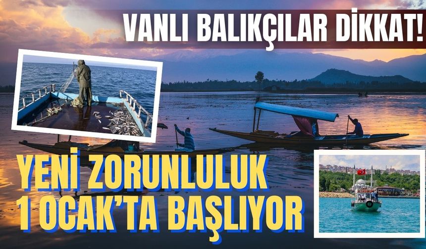 Vanlı balıkçılar dikkat! Sualtı avında yeni belge zorunlu