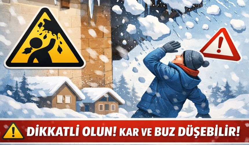 Vanlılara buz sarkıtı ve kar uyarısı