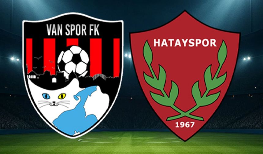 Vanspor- Hatayspor maçında onbirler belli oldu