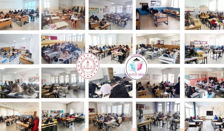 Edremit’te EtütVan 4. deneme sınavı yapıldı