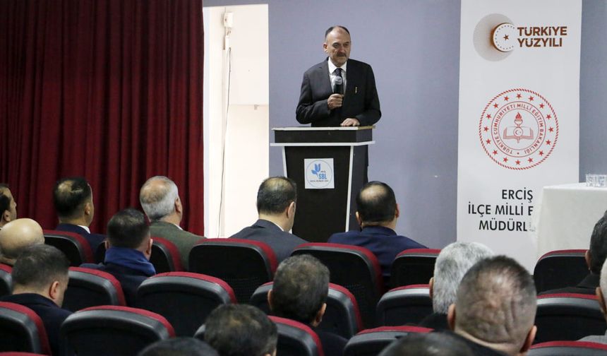 Van İl Millî Eğitim Müdürü Bilal Yılmaz Çandıroğlu’ndan Erciş ilçesine ziyaret