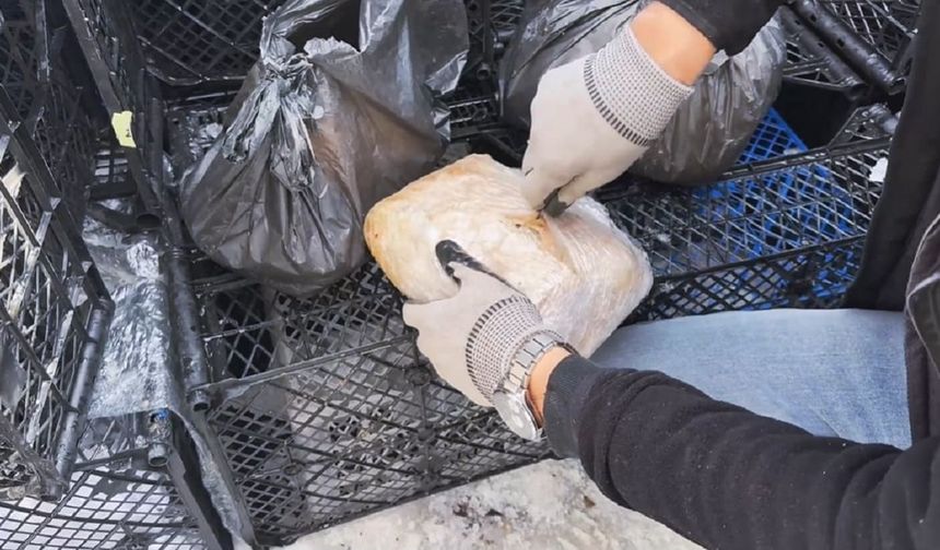 Van’da durdurulan tırdan 39 kilo skunk çıktı!