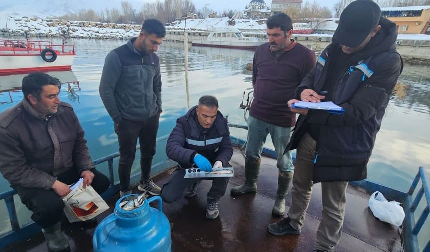 Van’da balıkçılara yönelik denetim