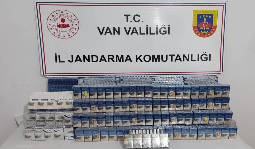 Van’da kaçak sigara operasyonu! 2 şüpheli hakkında adli işlem