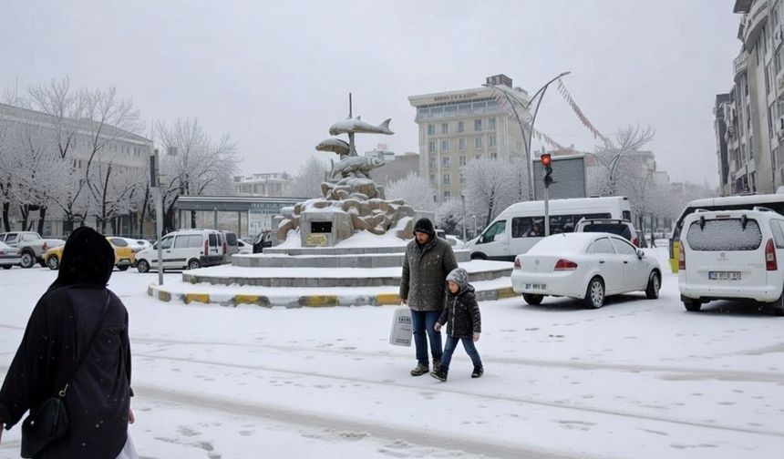 Van'da kar alarmı! Meteoroloji "sarı" kodla uyardı