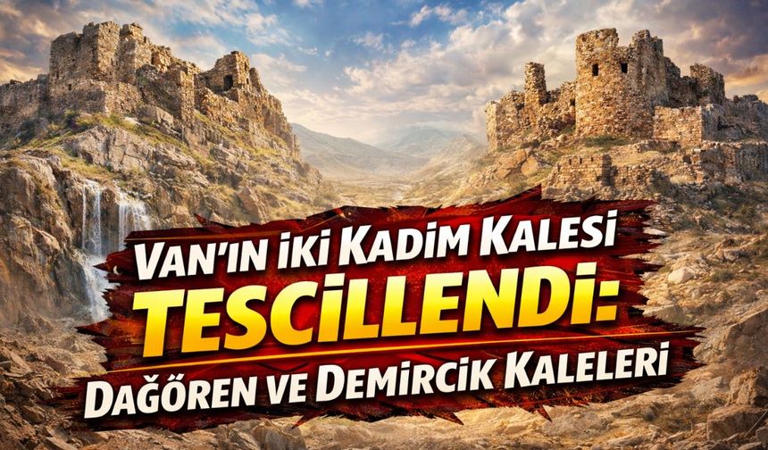 Van'ın iki kadim kalesi tescillendi: Dağören ve Demircik kaleleri