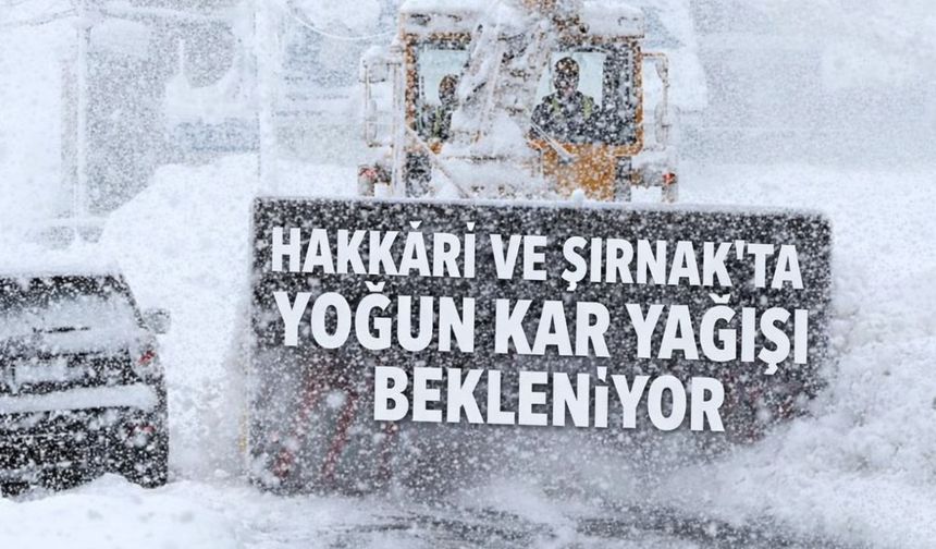 Van’ın komşu illerde alarm:: Yoğun kar yağışı bekleniyor