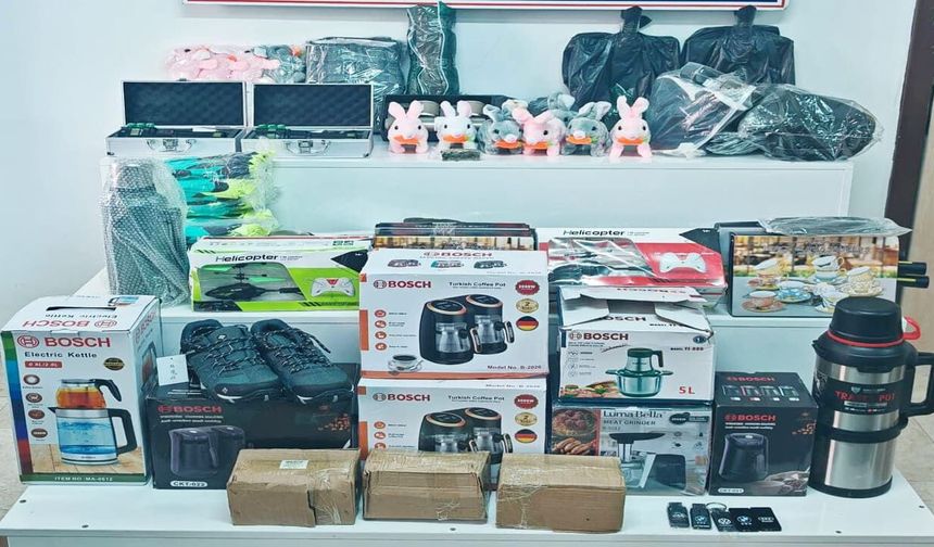 Erciş’te kaçakçılık operasyonu: 128 adet gümrüksüz ürün ele geçirildi