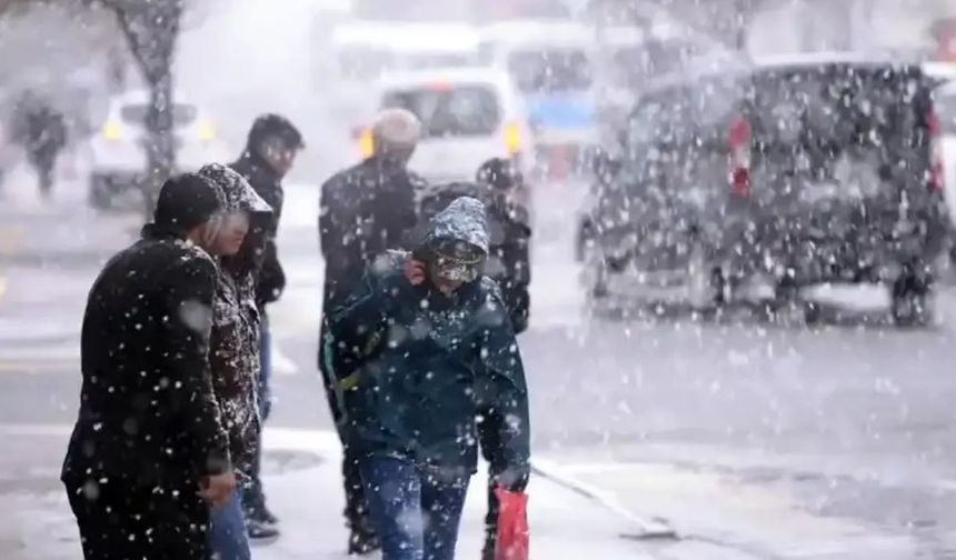 Meteoroloji'den Van için karla karışık yağmur uyarısı