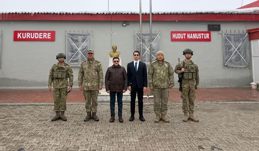 Özalp Kaymakamı Rahmi Bulut’tan Kurudere Hudut Karakolu’na ziyaret