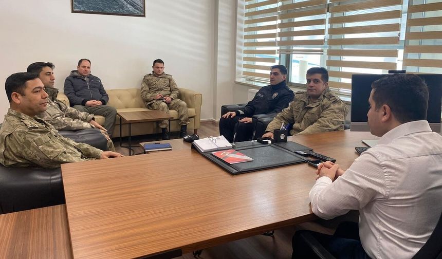 Van İran sınırında güvenlik toplantısı!