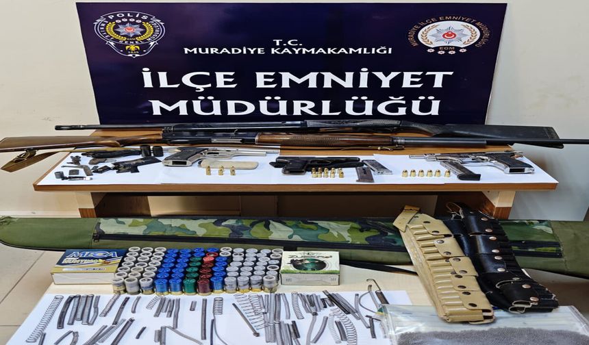 Van Muradiye’de ruhsatsız silah operasyonu: 1 kişi gözaltında