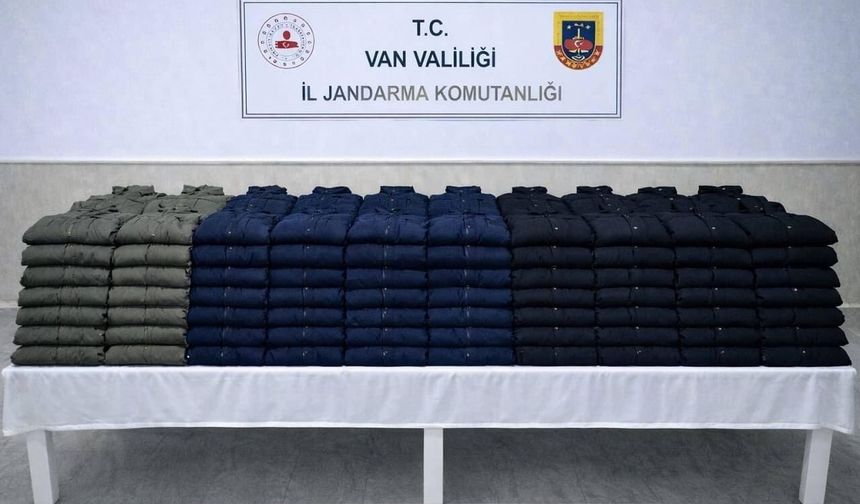 Van’da 400 bin TL’lik mont ele geçirildi!