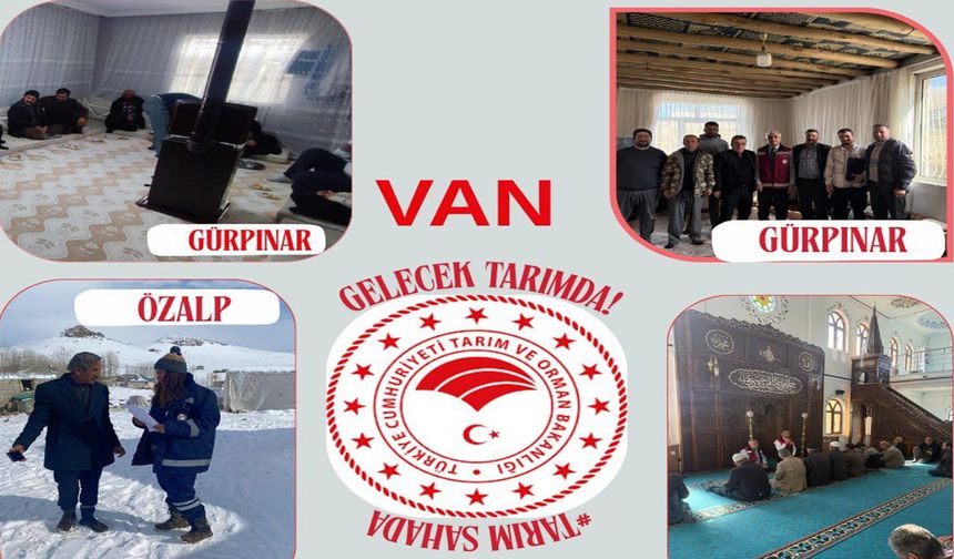 Van’da ‘Cuma Buluşmaları’ ile 188 çiftçiye eğitim verildi