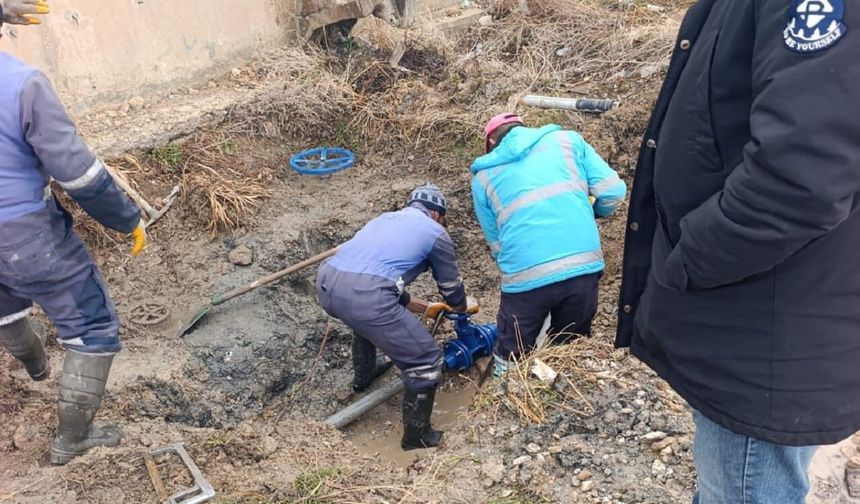 Van’da su kesintisine yol açan arıza onarıldı!