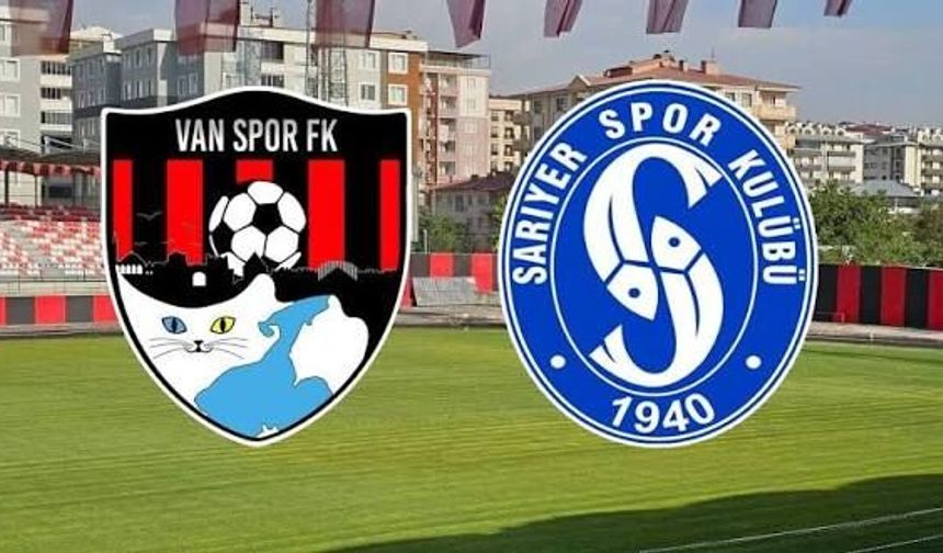 Vanspor’un Sarıyerspor maçı onbiri belli oldu