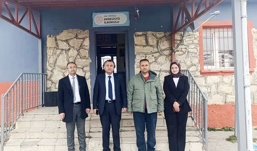 Müdür Yeşilova’dan Dereüstü İlkokulu’na ziyaret