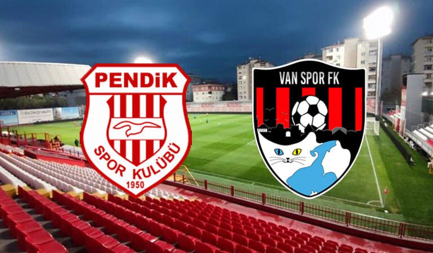 Pendikspor- Vanspor maçında onbirler belli oldu