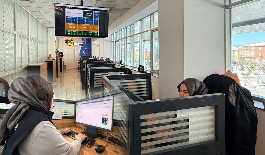 Van Büyükşehir Belediyesi’nin çağrı merkezi yenilendi