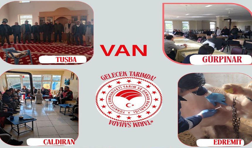 Van’da çiftçilere eğitim desteği: 242 üretici bilgilendirildi