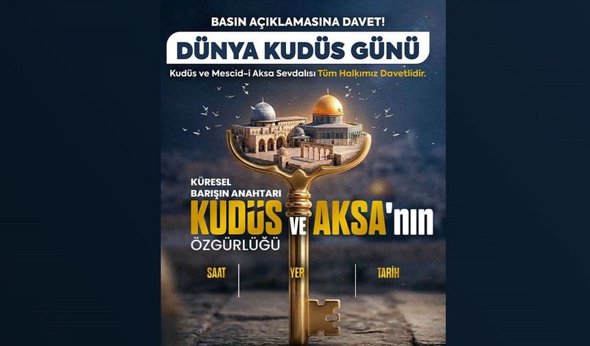 Van’da ‘Dünya Kudüs Günü’nde kitlesel basın açıklaması düzenlenecek