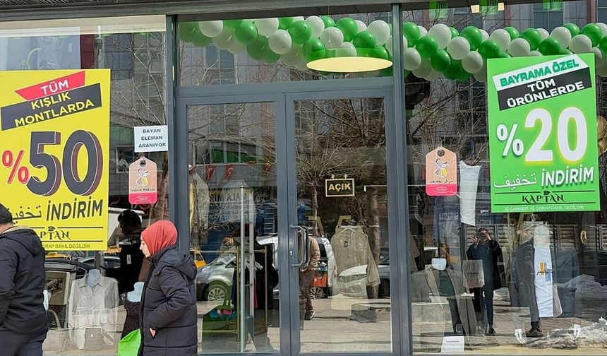 Van’da esnaflardan bayrama özel indirim kampanyası!