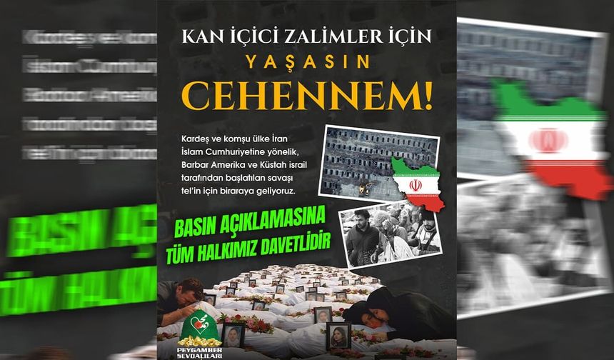 Van'da İran'a destek için basın açıklaması düzenlenecek