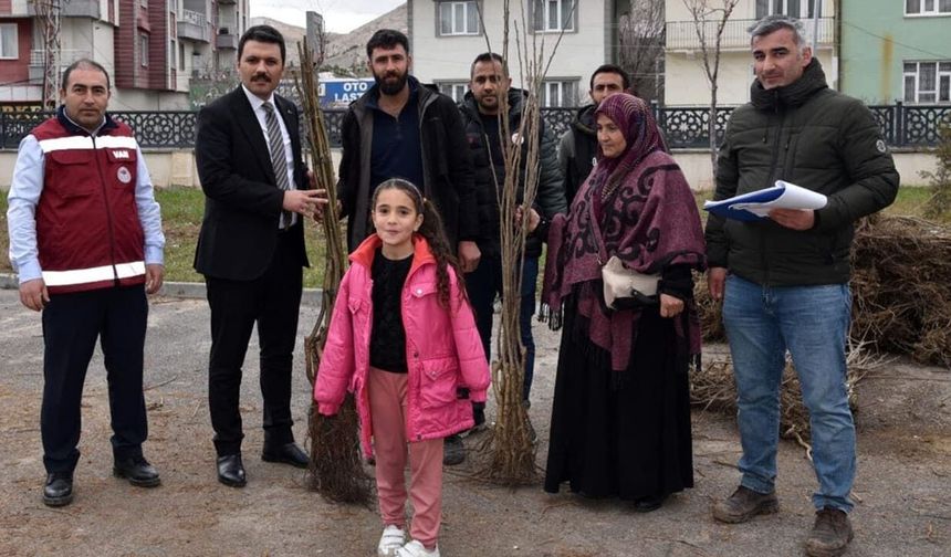 Van’da meyveciliğe büyük destek: 27 bin fidan çiftçilere dağıtıldı